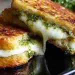 croque monsieur chyvre pesto