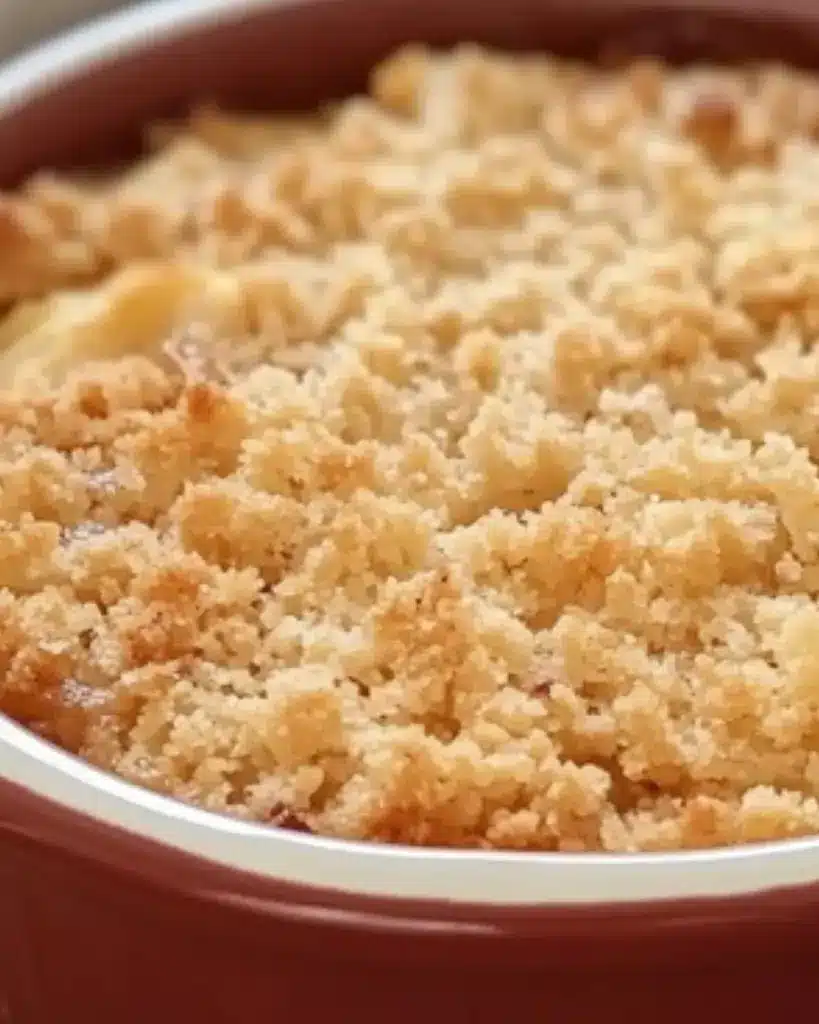 crumble aux pommes recette