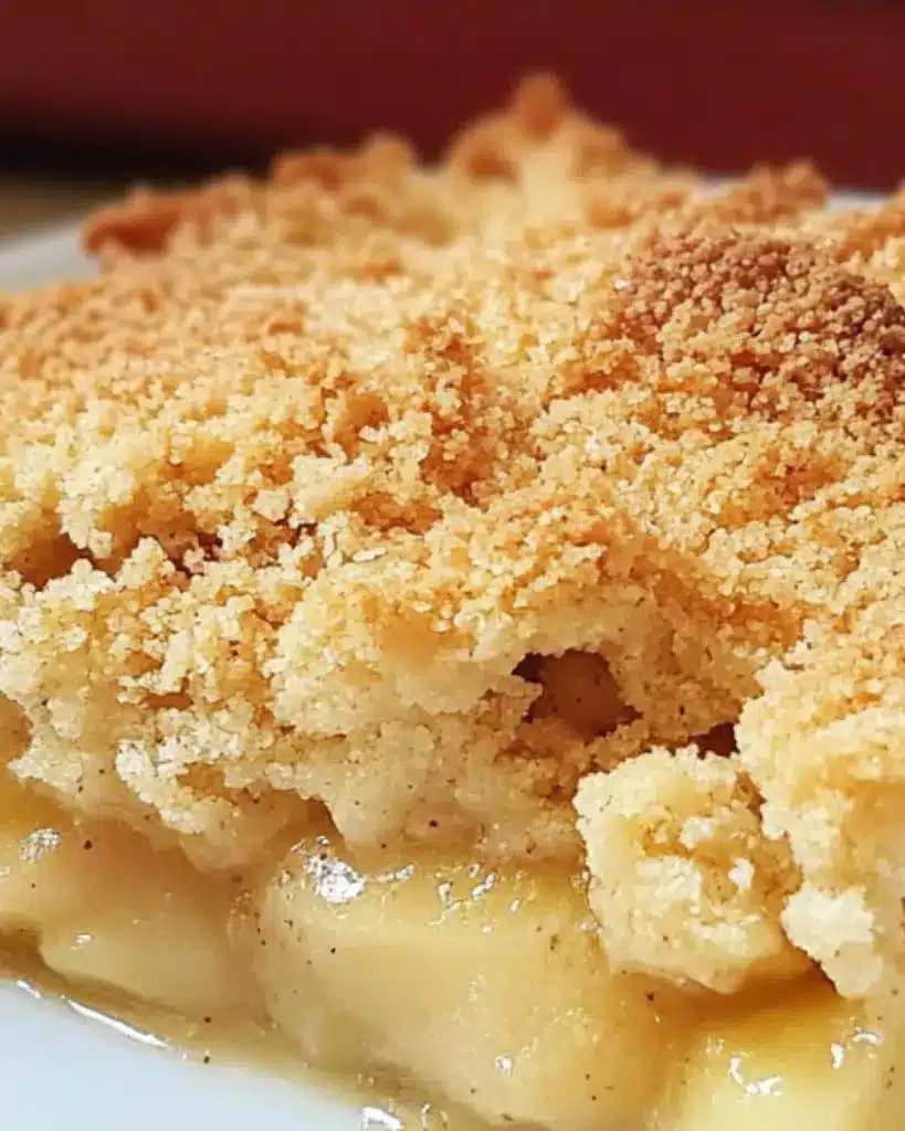 crumble aux pommes recette