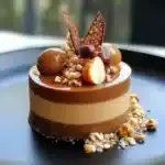 entremets caramel mousse noisette