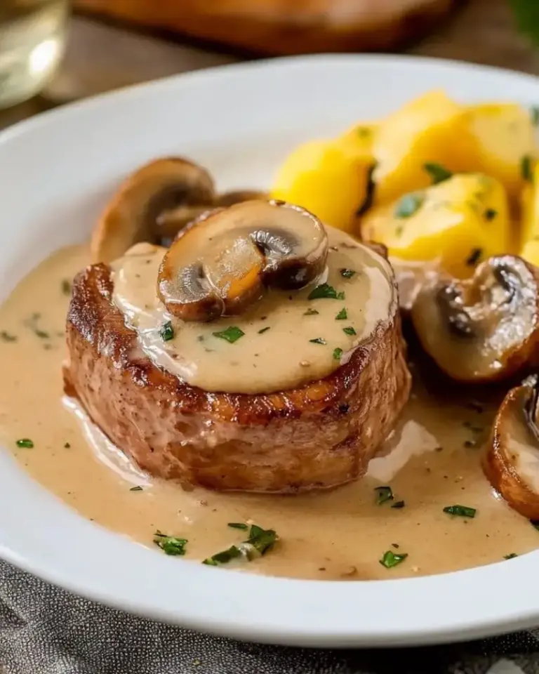 Filet Mignon de Porc à la Crème Facile et Rapide – Recette delicieux