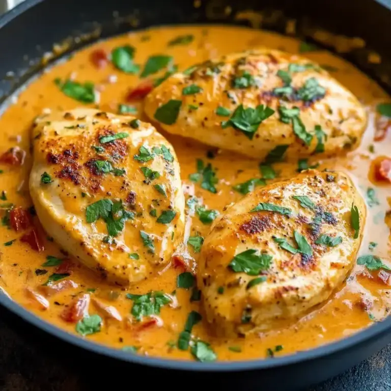 Filets de Poulet à la Crème de Tomate