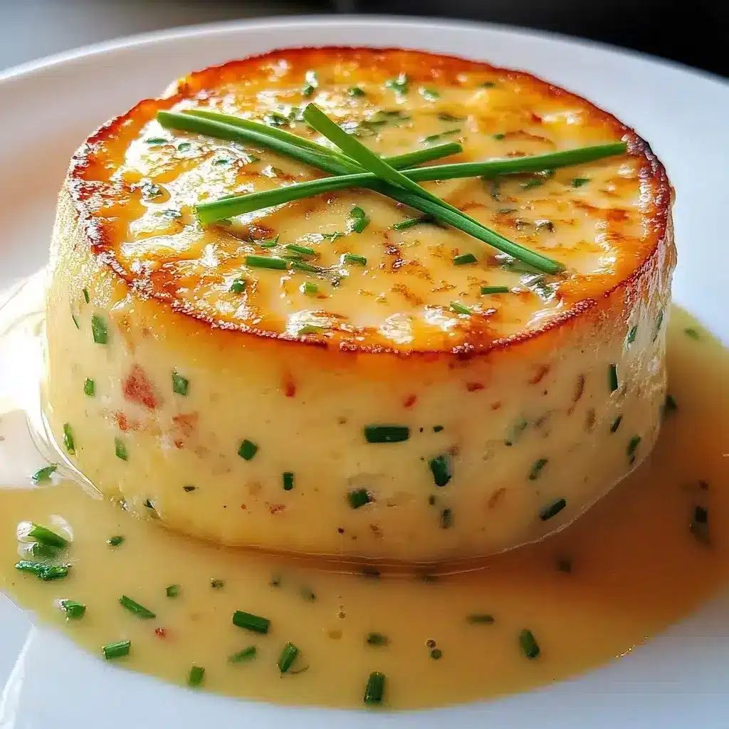 Douceur Marine : Flan de Crabe & Sauce Ciboulette Fraîche