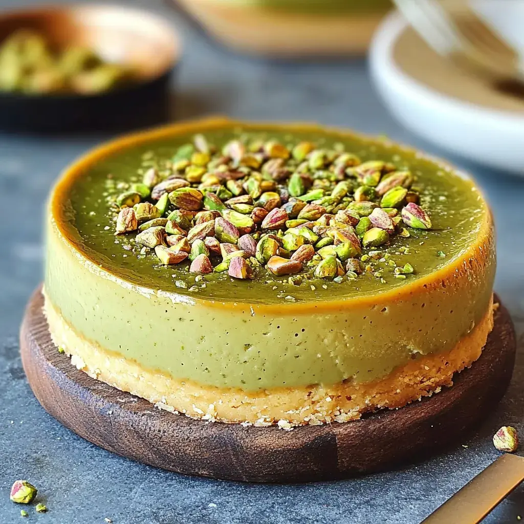 Flan à la Pistache Crémeux et INRATABLE 4 flan pistache crémeux inratable