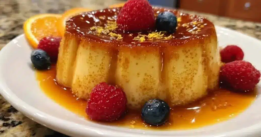 flan sans sucre diabétique