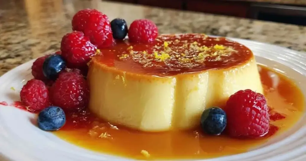 Flan Sans Sucre Diabétique : Recette Facile 4 Ingrédients