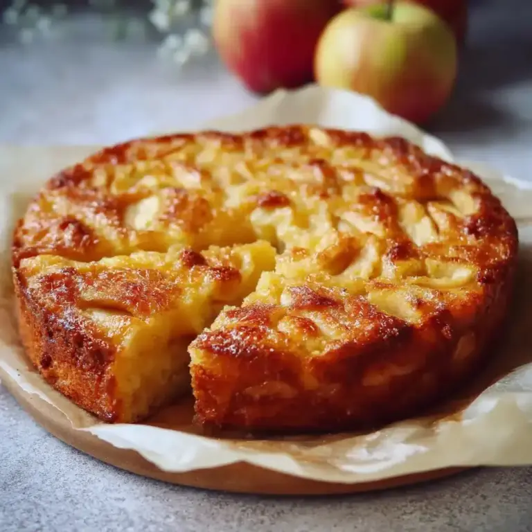 Gâteau aux Pommes Sans Sucre et Sans Beurre