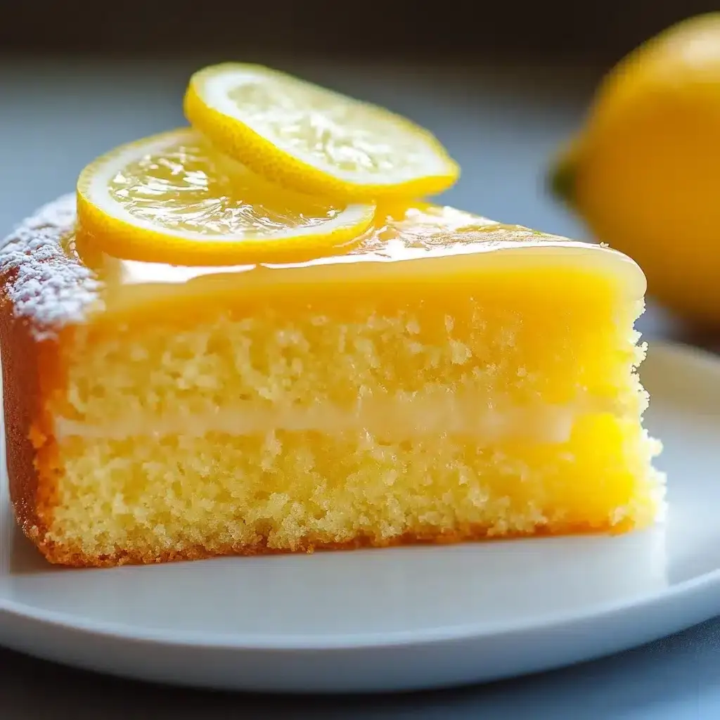 gâteau fondant au citron