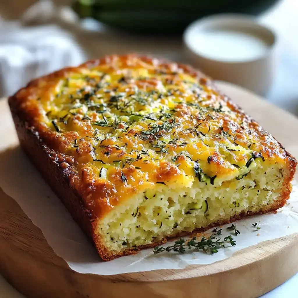 Gâteau Moelleux aux Courgettes & Parmesan