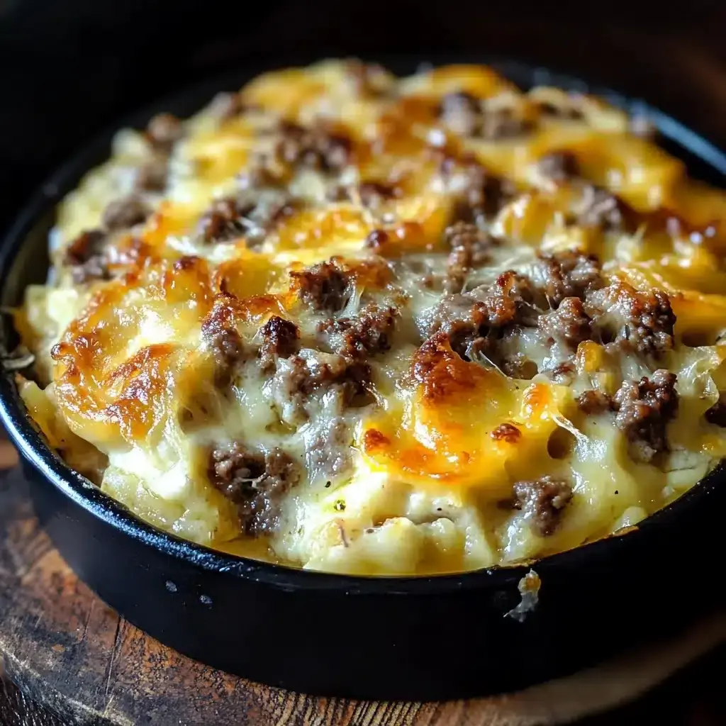 gratin coquillettes raclette viande hachée