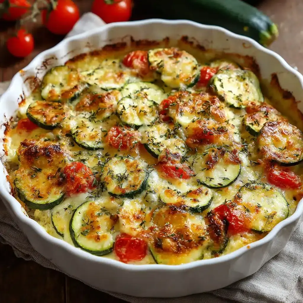 gratin courgettes tomates facile