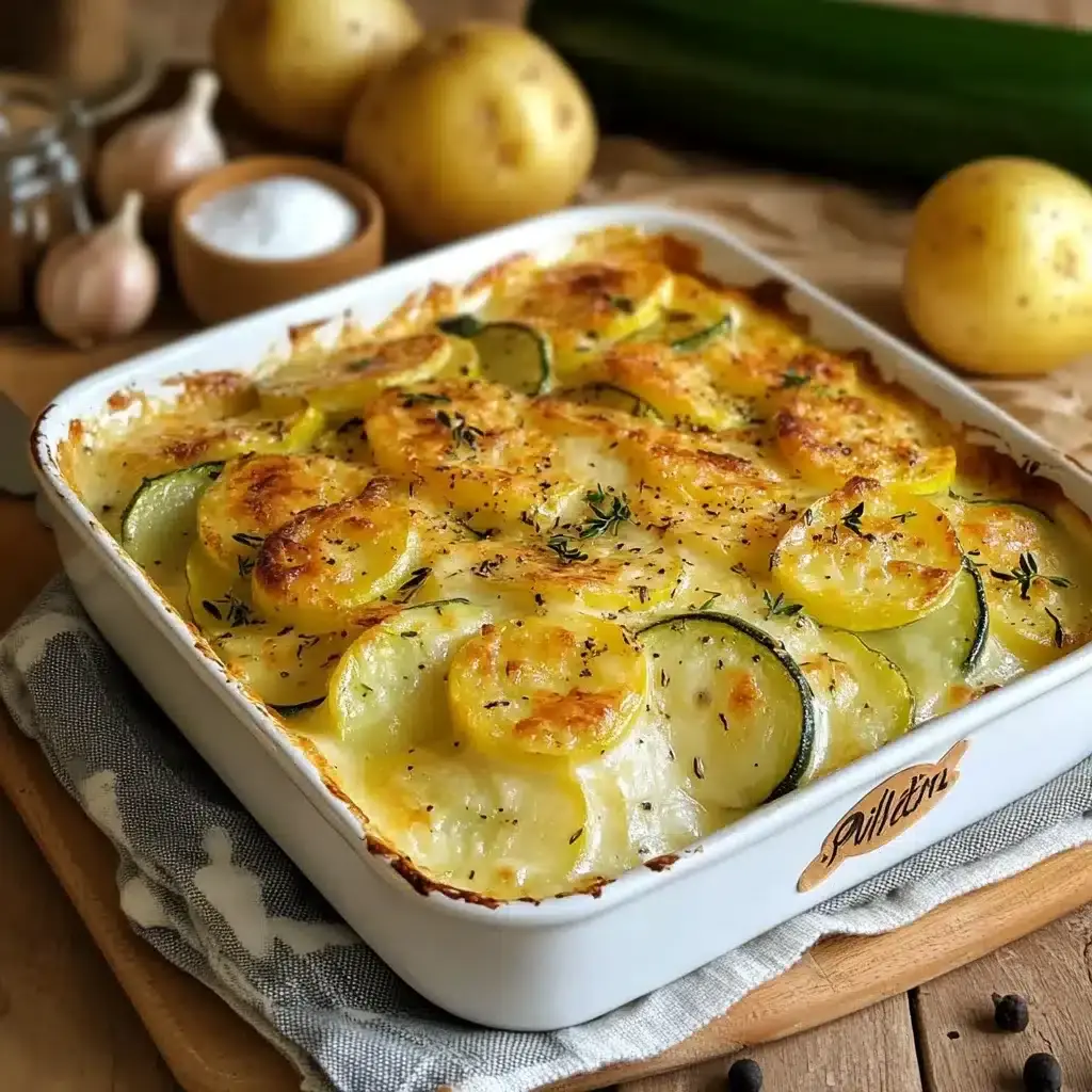 gratin dauphinois aux courgettes