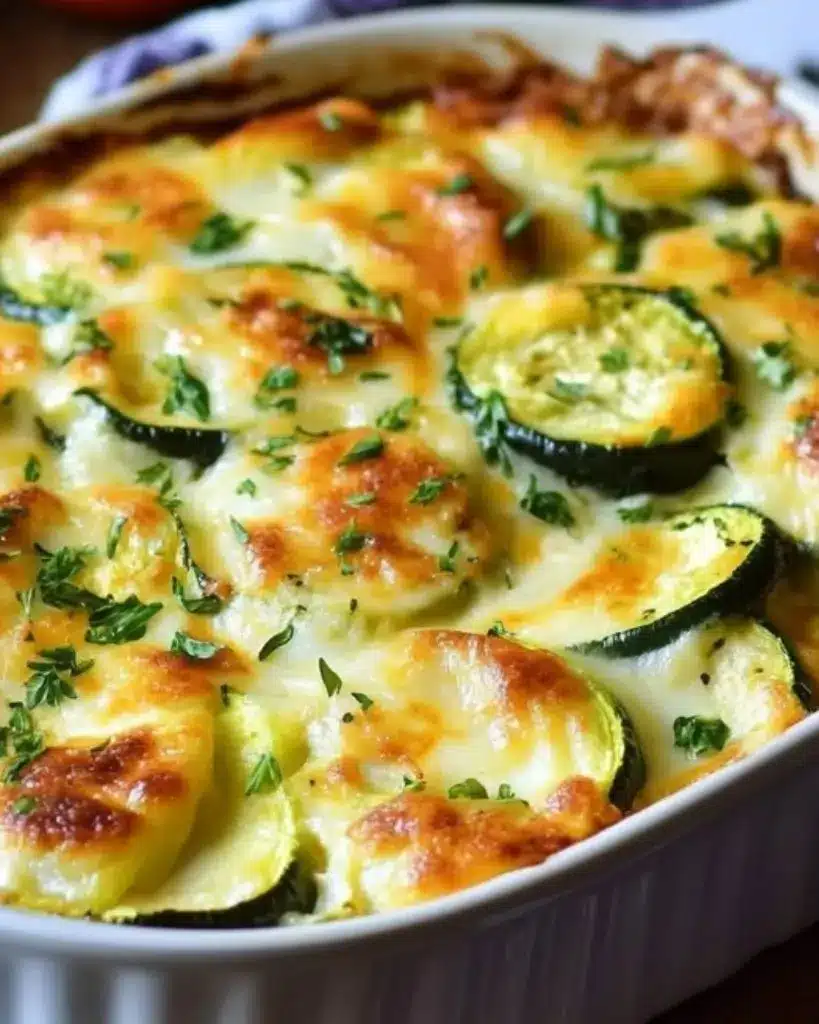 gratin de courgettes