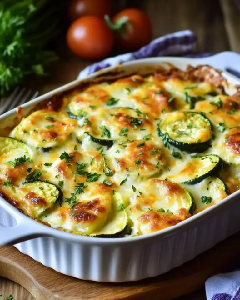 Gratin de Courgettes Crémeux – Recette delicieux
