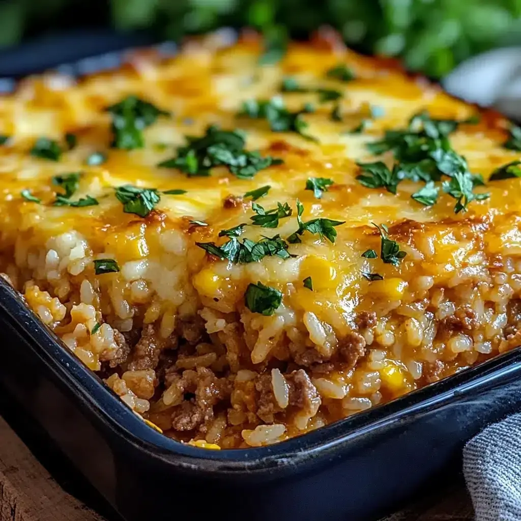 gratin mexicain riz viande hachée