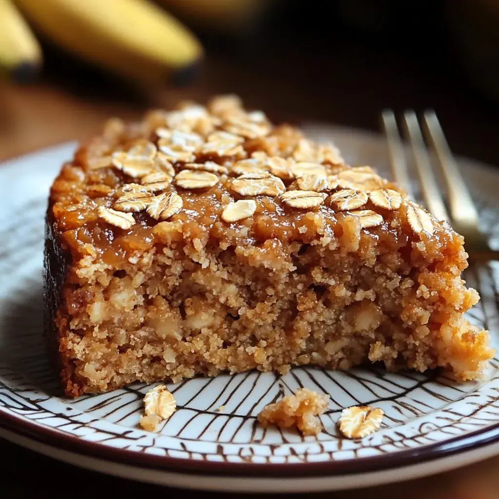 gâteau diététique coupe faim flocons avoine