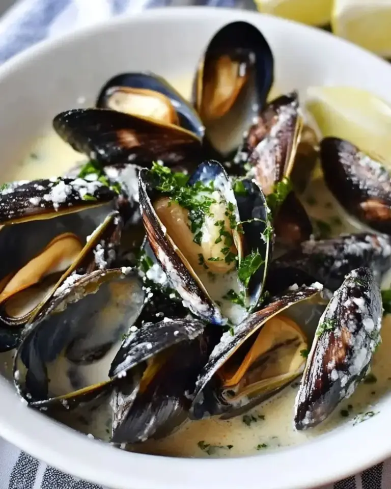 Moules Marinières à la Crème – Recette delicieux