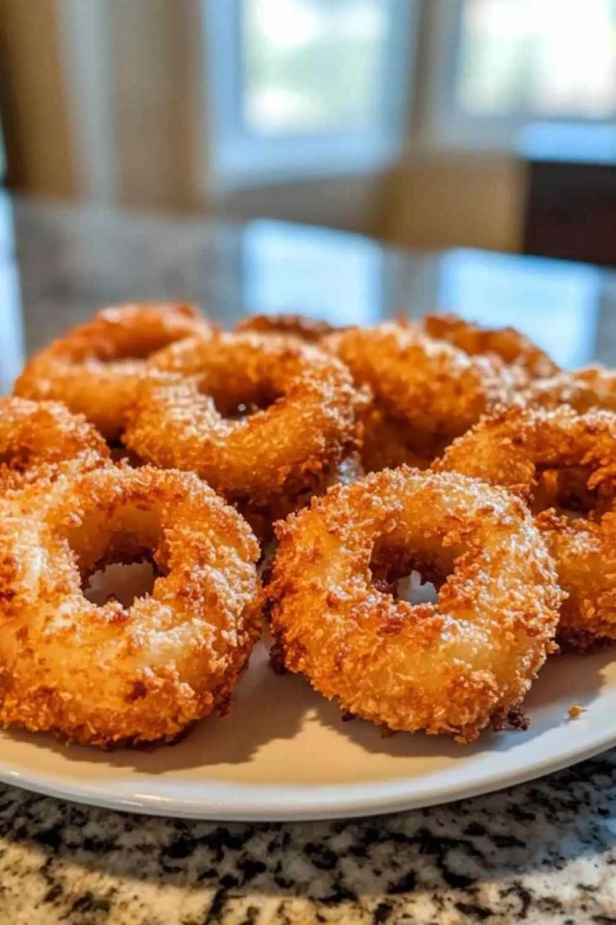 oignons croustillants friteuse à air