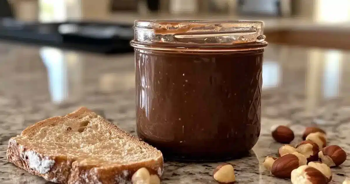 Pâte à Tartiner Chocolat Noisette Maison