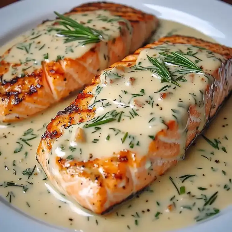 Pavé de saumon grillé avec sauce aux échalotes