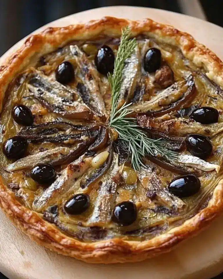 Pissaladière traditionnelle – Recette delicieux