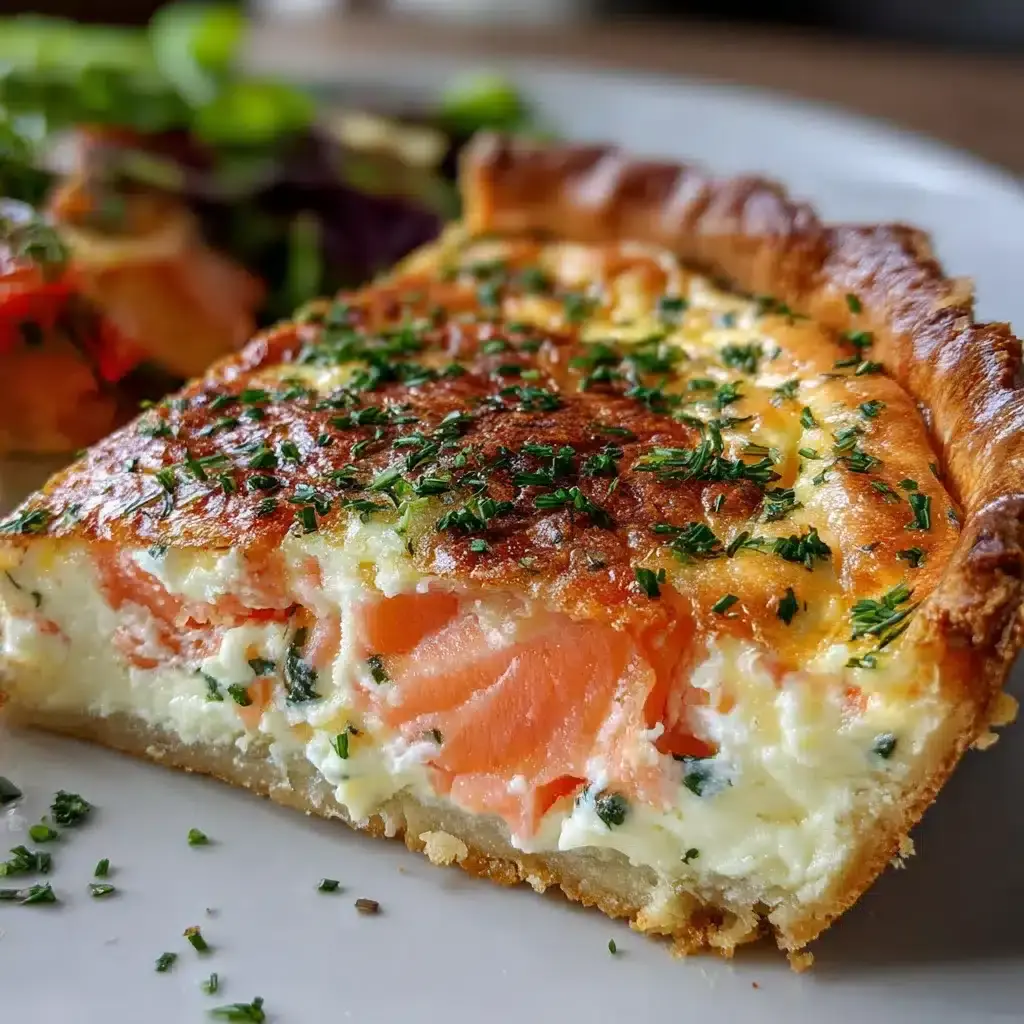 quiche saumon fumé boursin