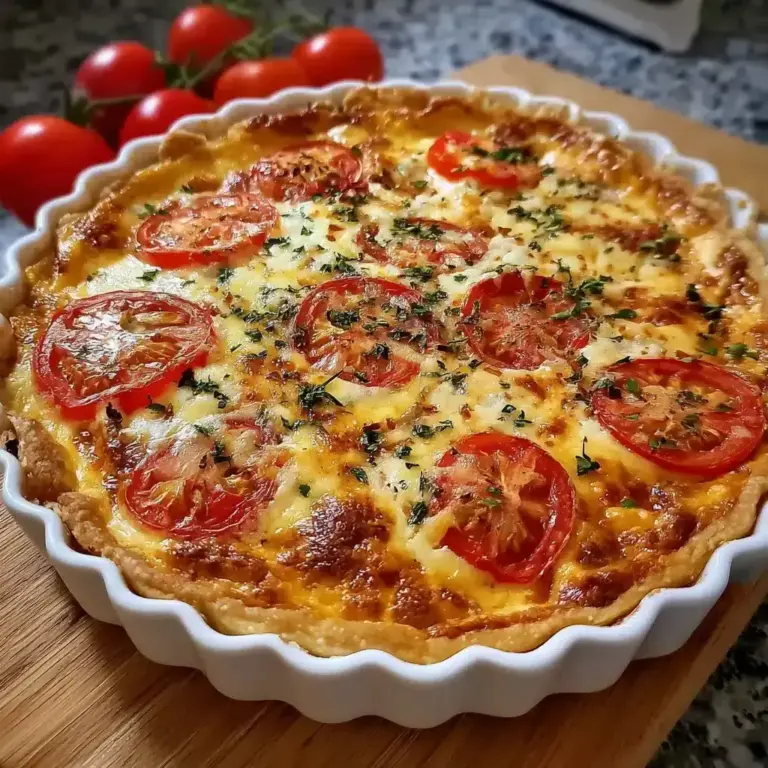 Quiche au Thon et Tomates