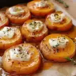 recette patates douces rôties chèvre miel