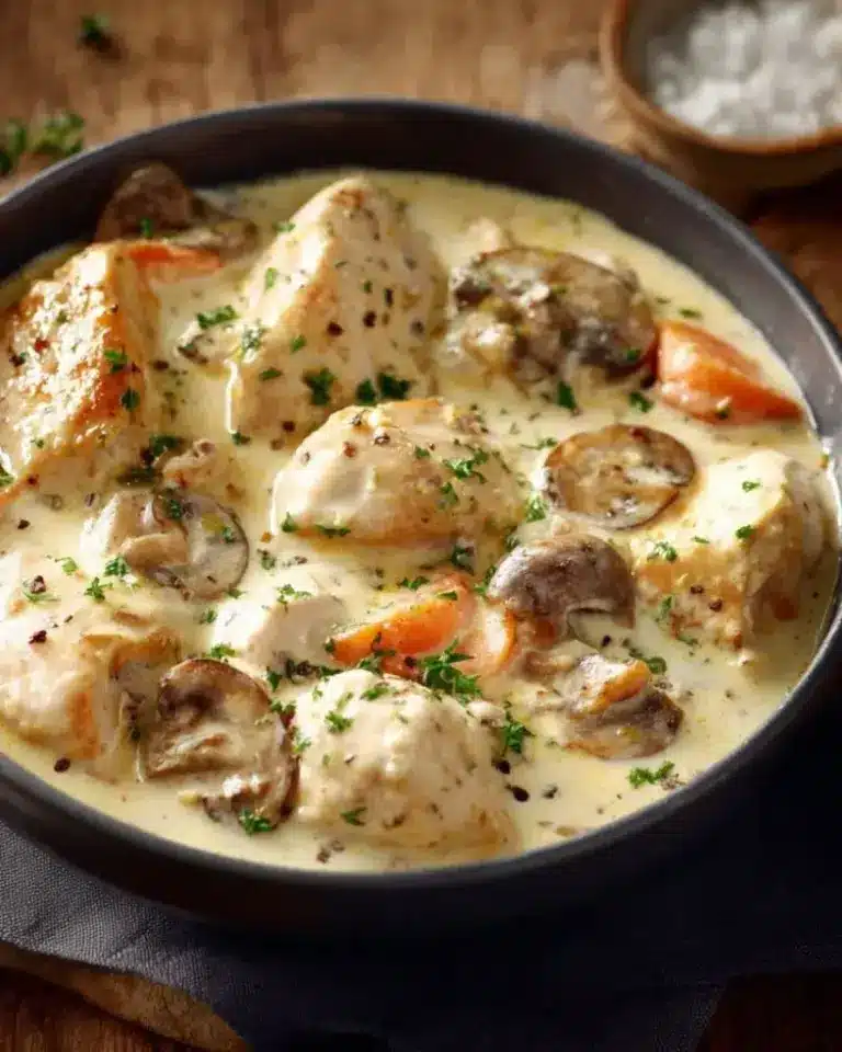 Blanquette de Poulet – Recette delicieux