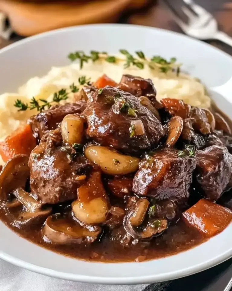 Bœuf bourguignon à l’ancienne – Recette delicieux