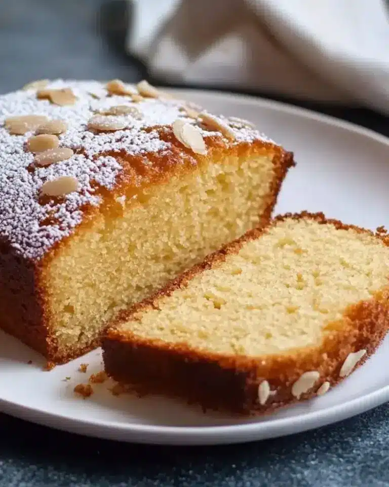 Cake aux Amandes et au Yaourt Moelleux – Recette delicieux