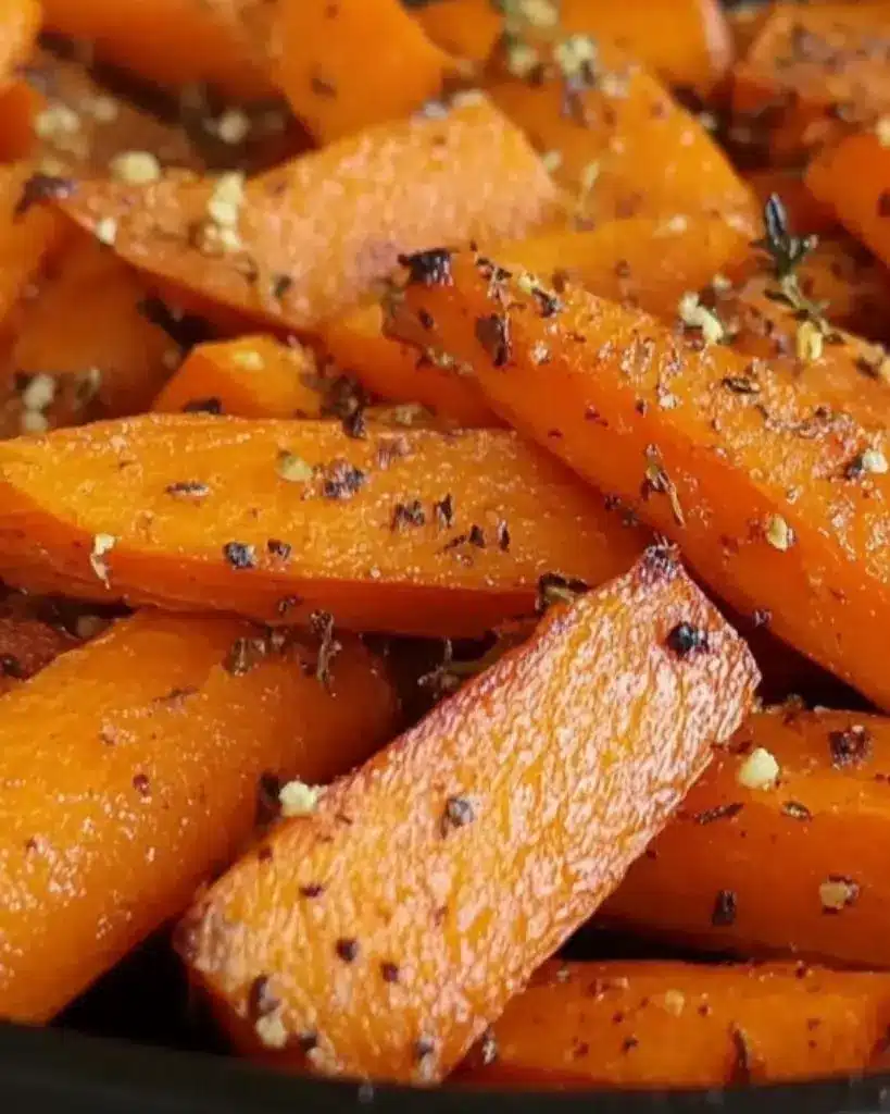recette carottes rôties ail thym