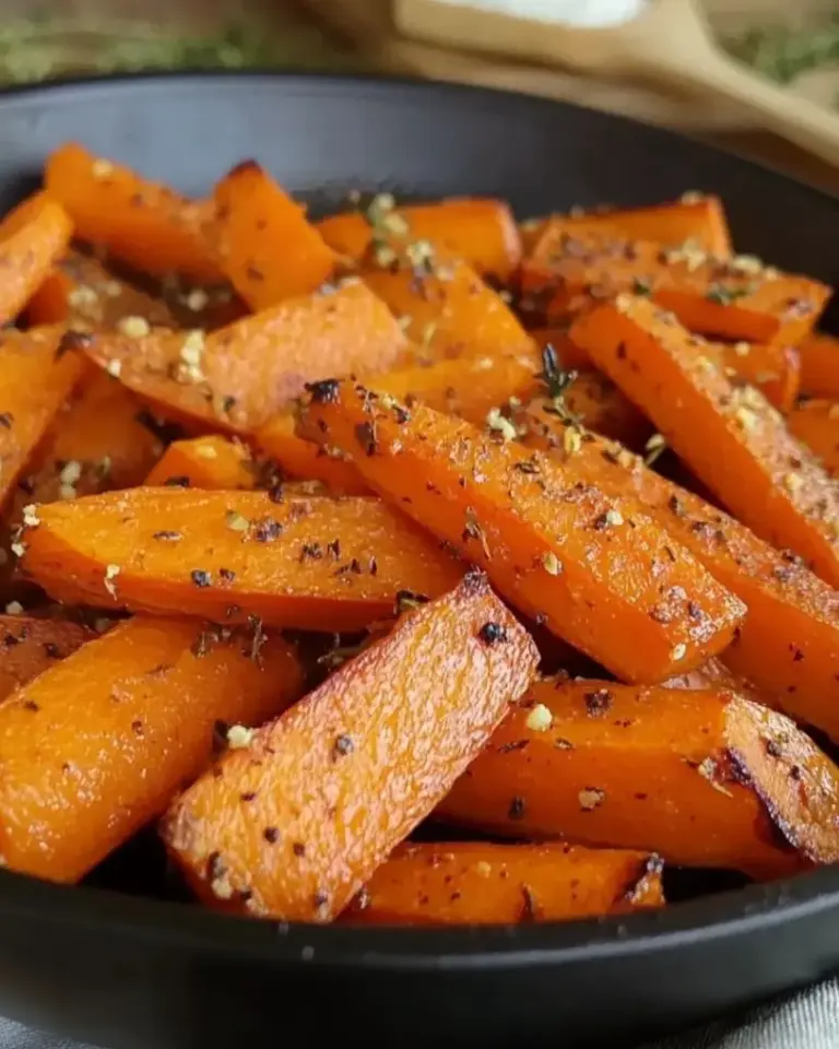 Carottes Rôties à l’Ail et au Thym – Recette delicieux