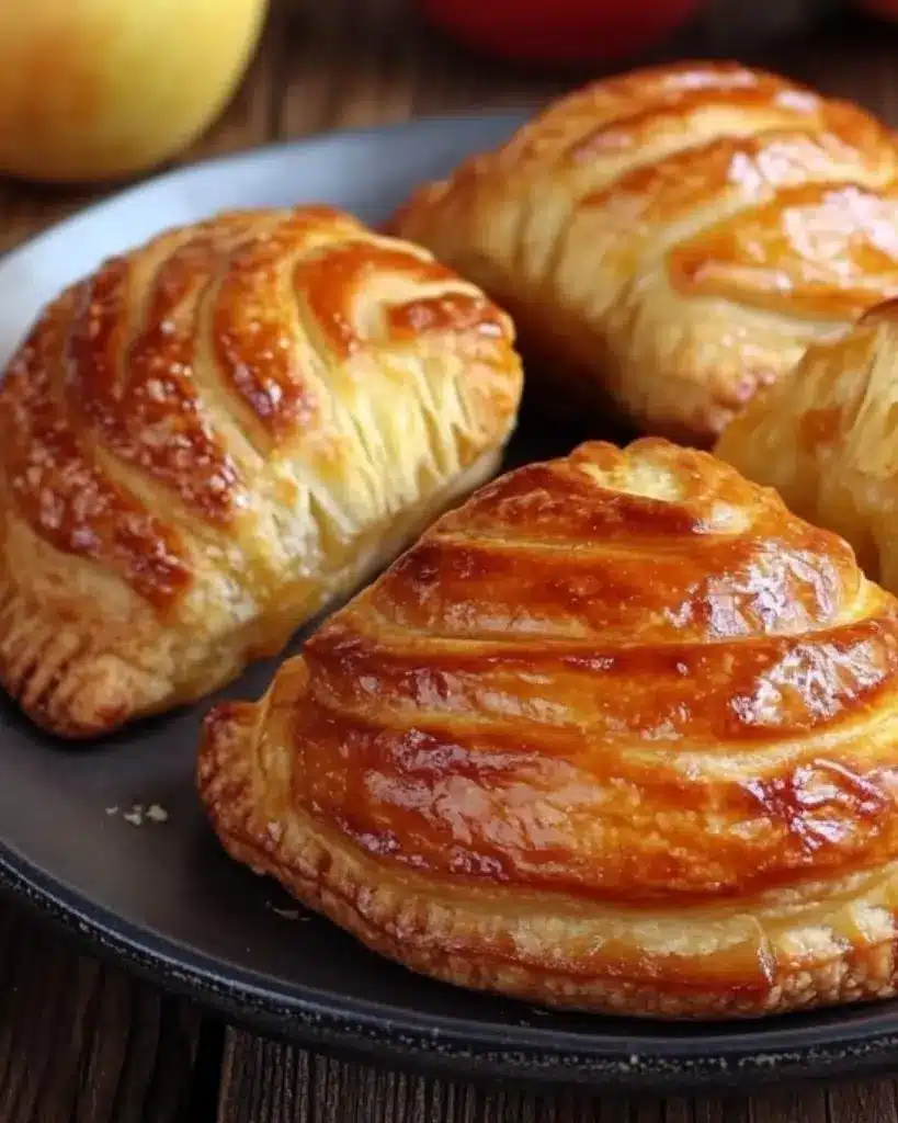 Chaussons aux pommes - Recette delicieux 4 recette chaussons aux pommes