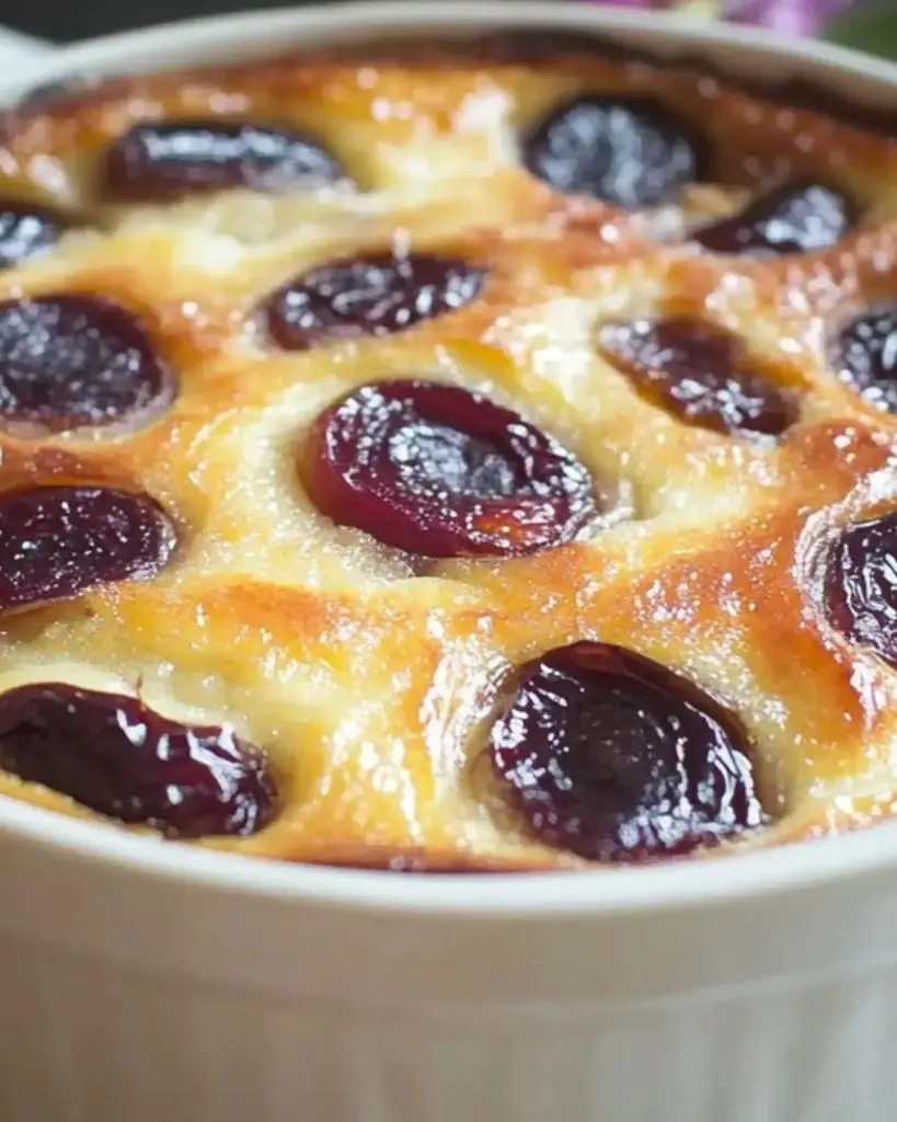 recette clafoutis prunes