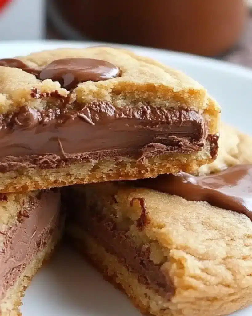 recette cookies coeur fondant nutella