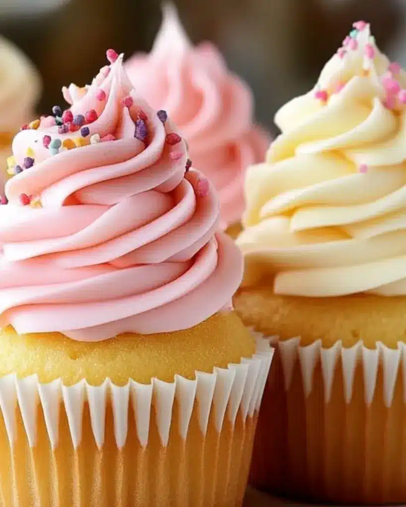 recette cupcakes moelleux glaçage crémeux