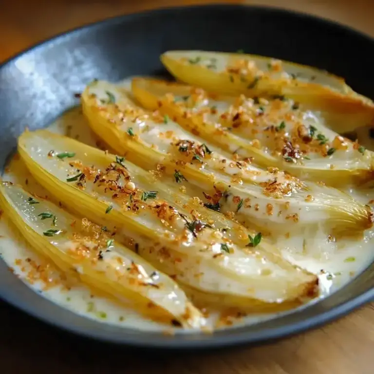 Endives Sautées à la Crème pour un Plaisir Crémeux