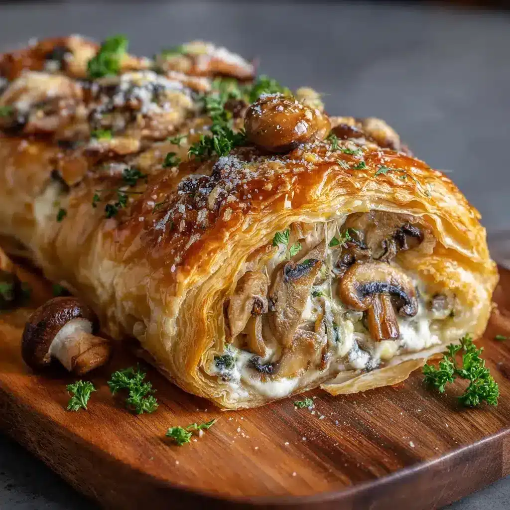 Feuilleté aux Champignons 4 recette feuilleté aux champignons