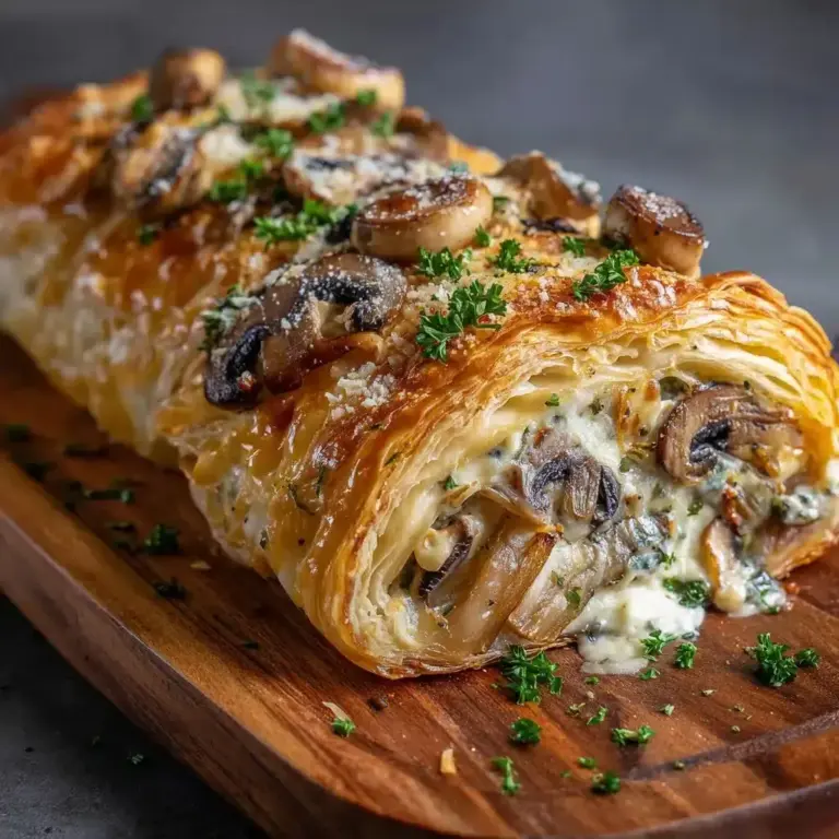 Feuilleté aux Champignons