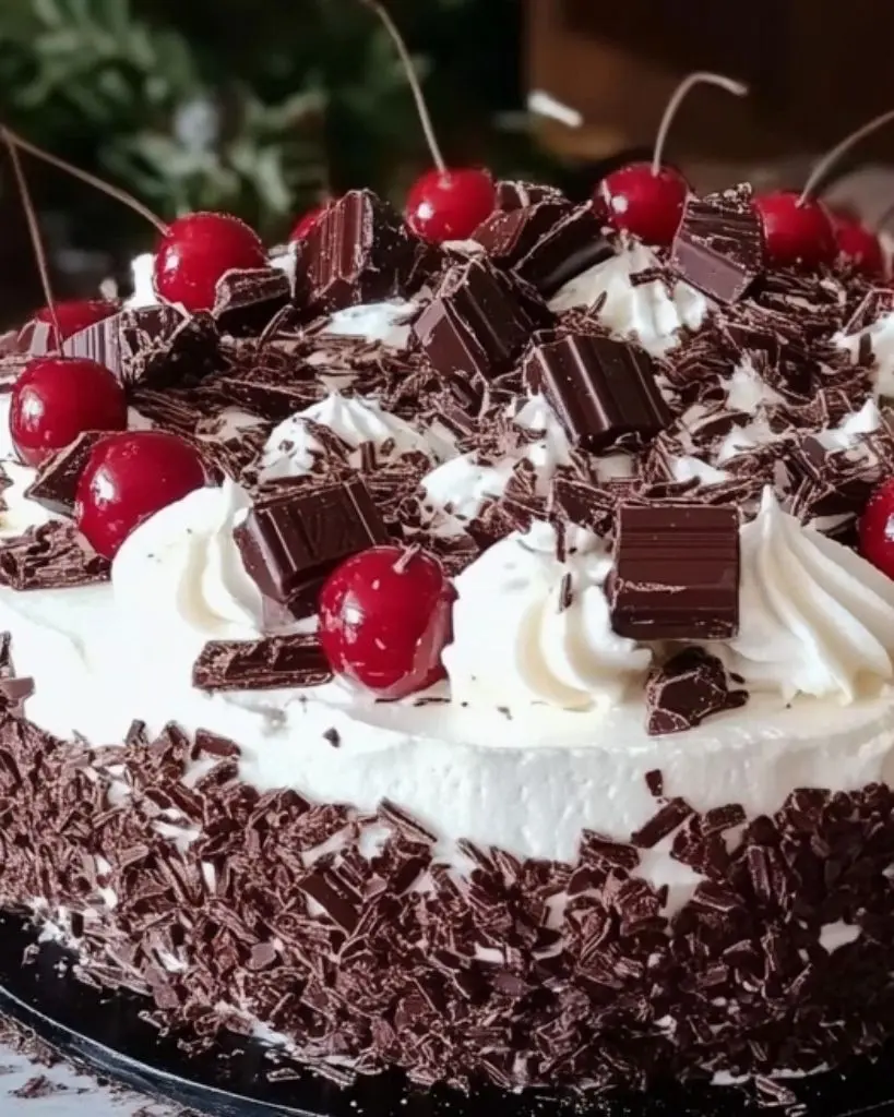 recette forêt noire maison