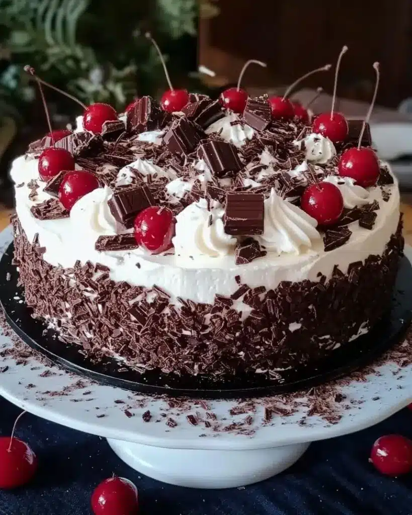 Forêt Noire Traditionnelle – Recette delicieux