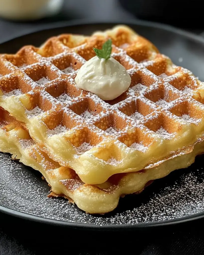 recette gaufres de Bruxelles maison