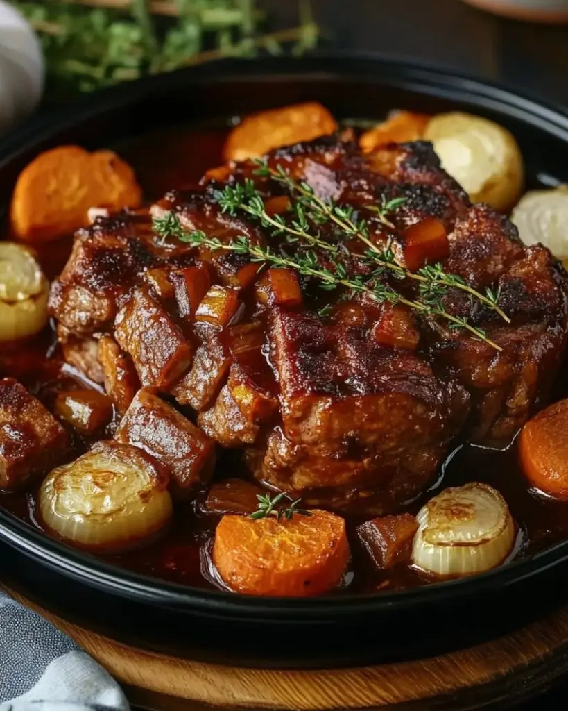 Joue de Bœuf Façon Grand-Mère – Recette delicieux