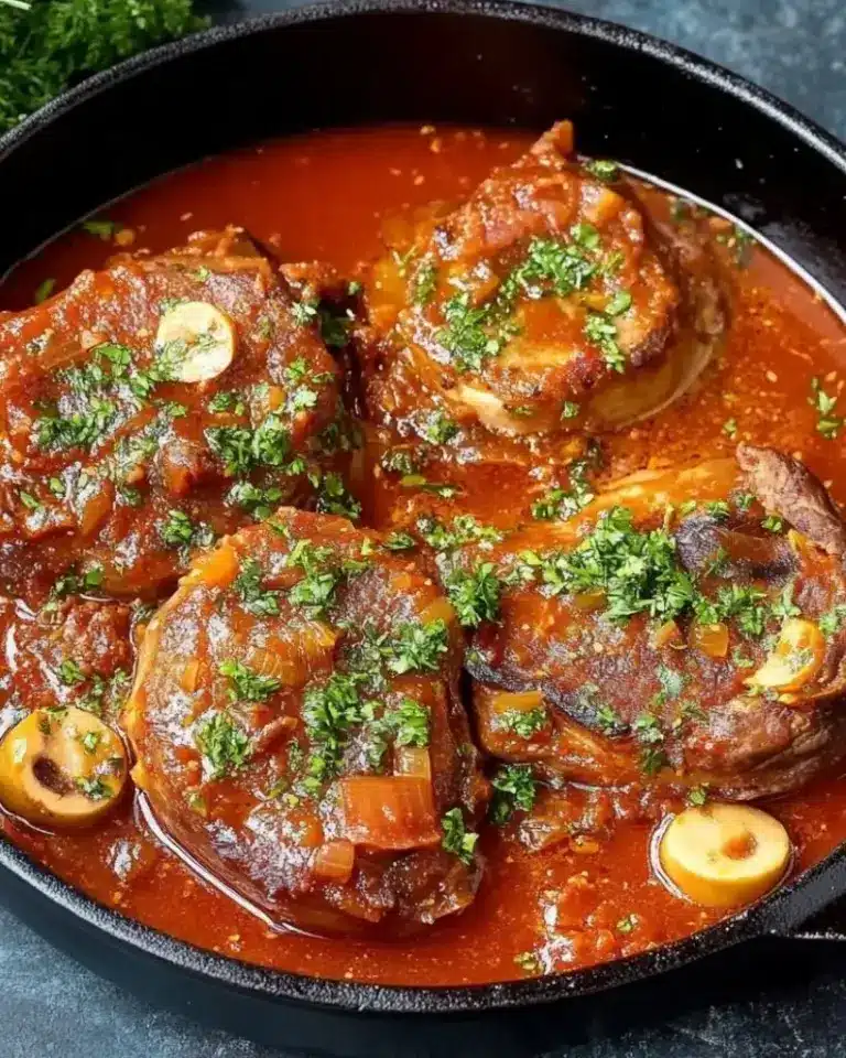 Osso Buco traditionnel à l’italienne – Recette delicieux
