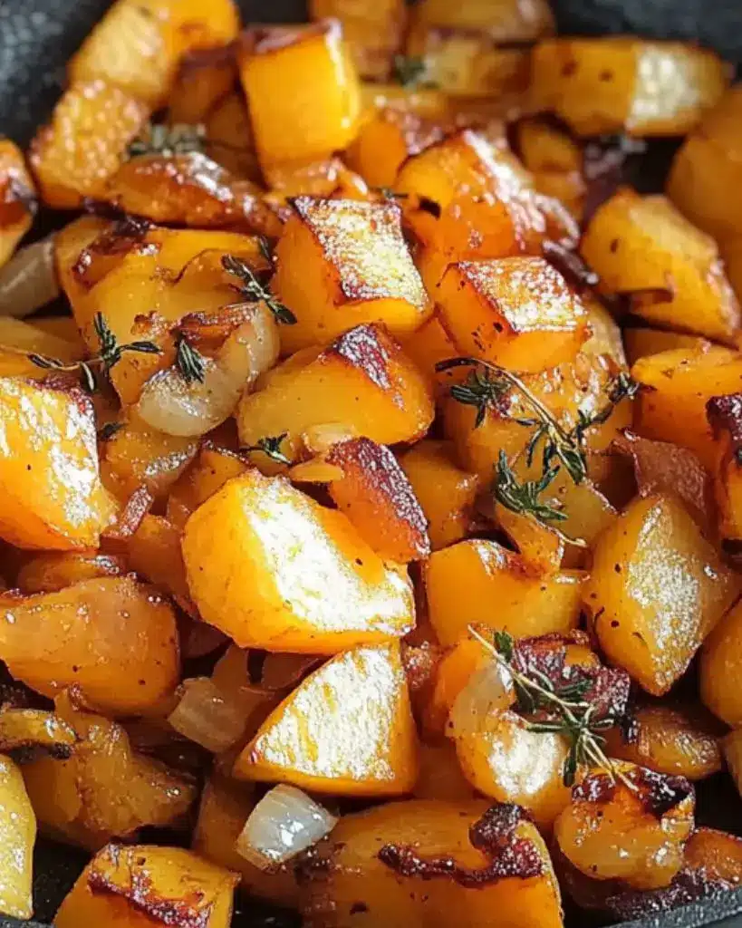 recette poêlée patates douces