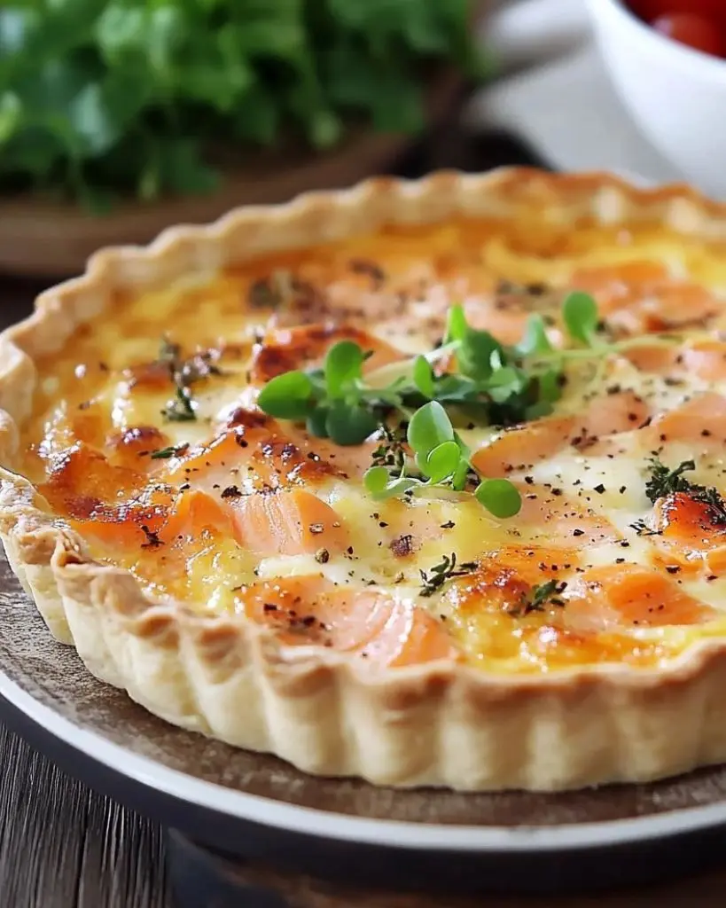 Quiche au saumon – Recette delicieux