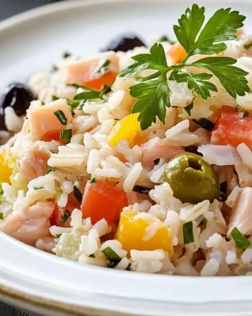 recette salade riz thon