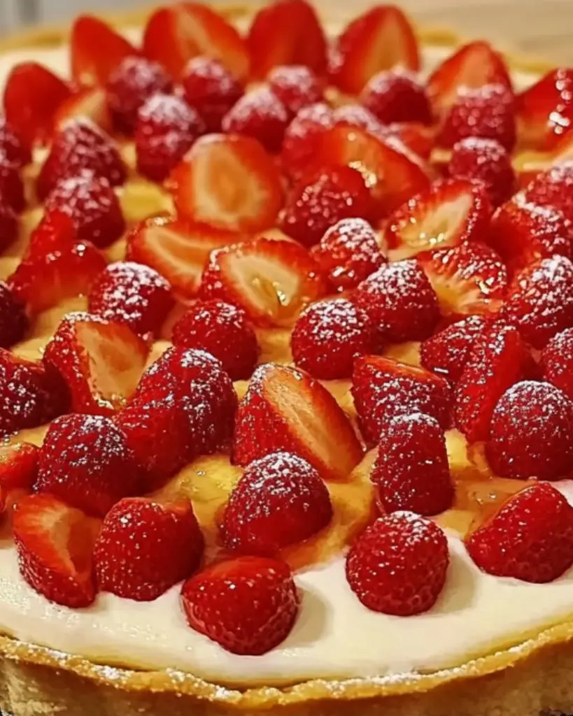 recette tarte aux fraises