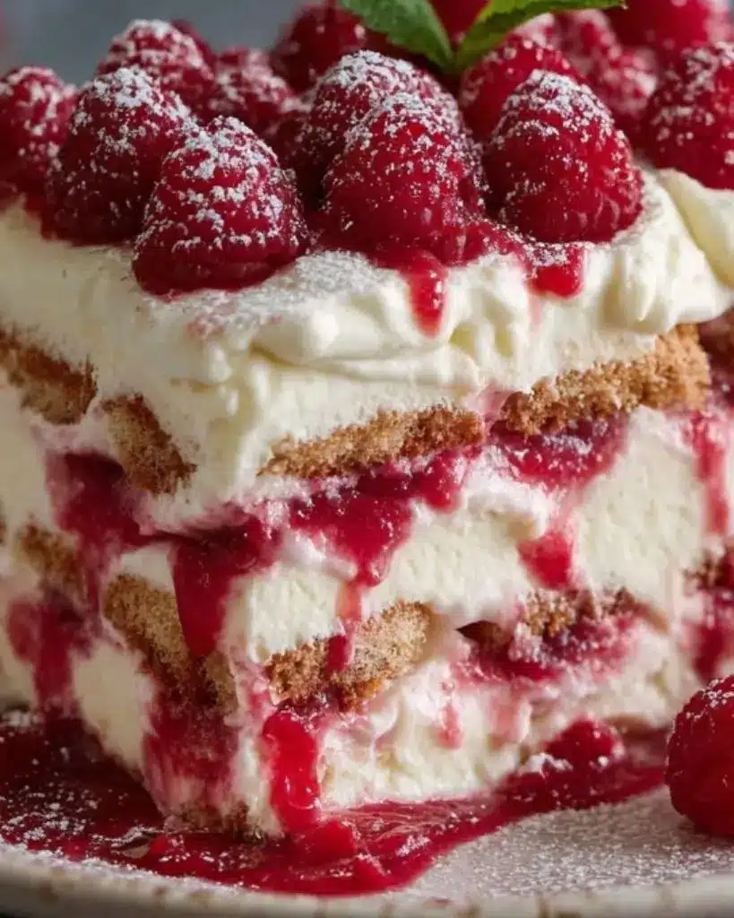 recette tiramisu framboise